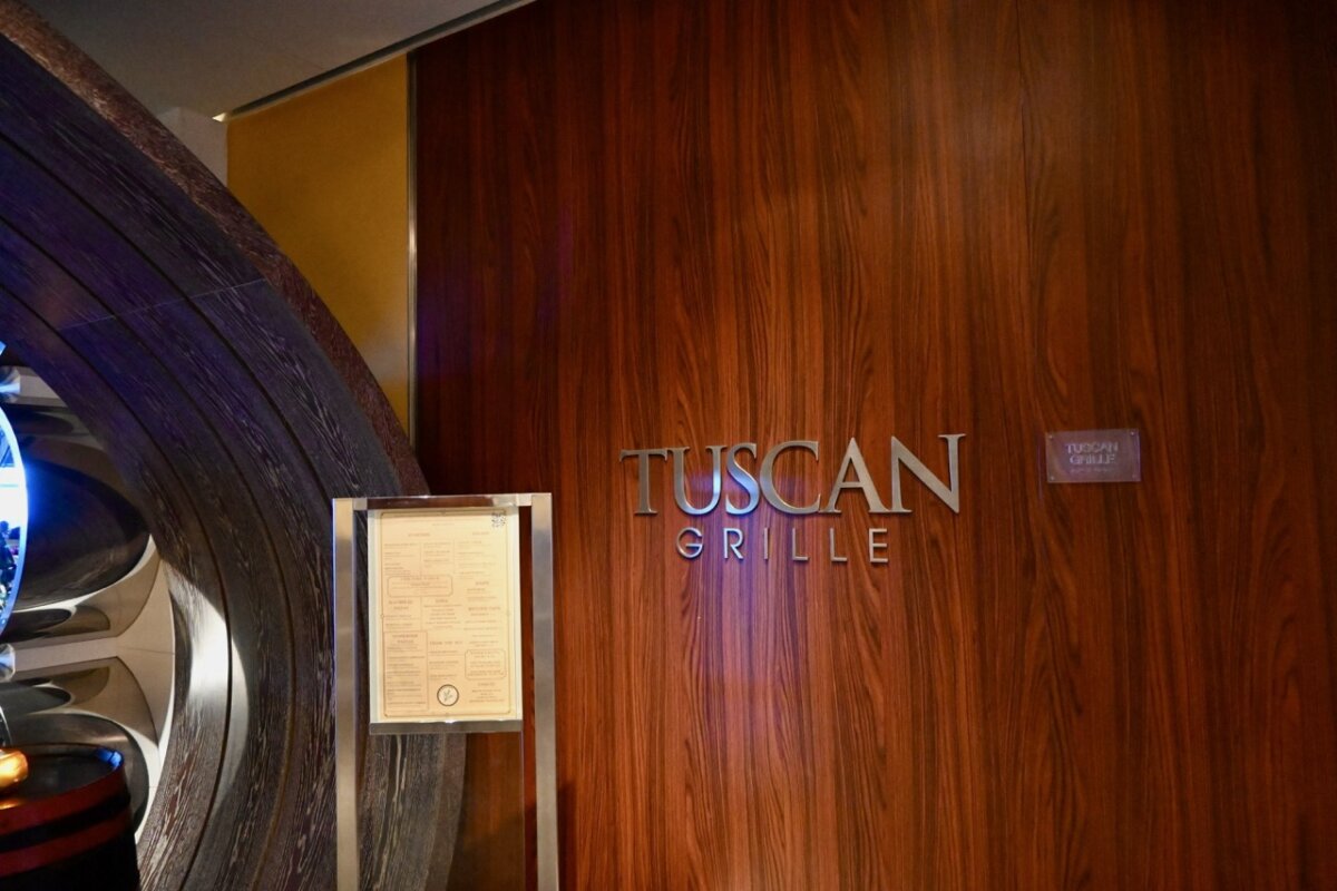 Celebrity Cruises Tuscan Grille Restaurant Entrance