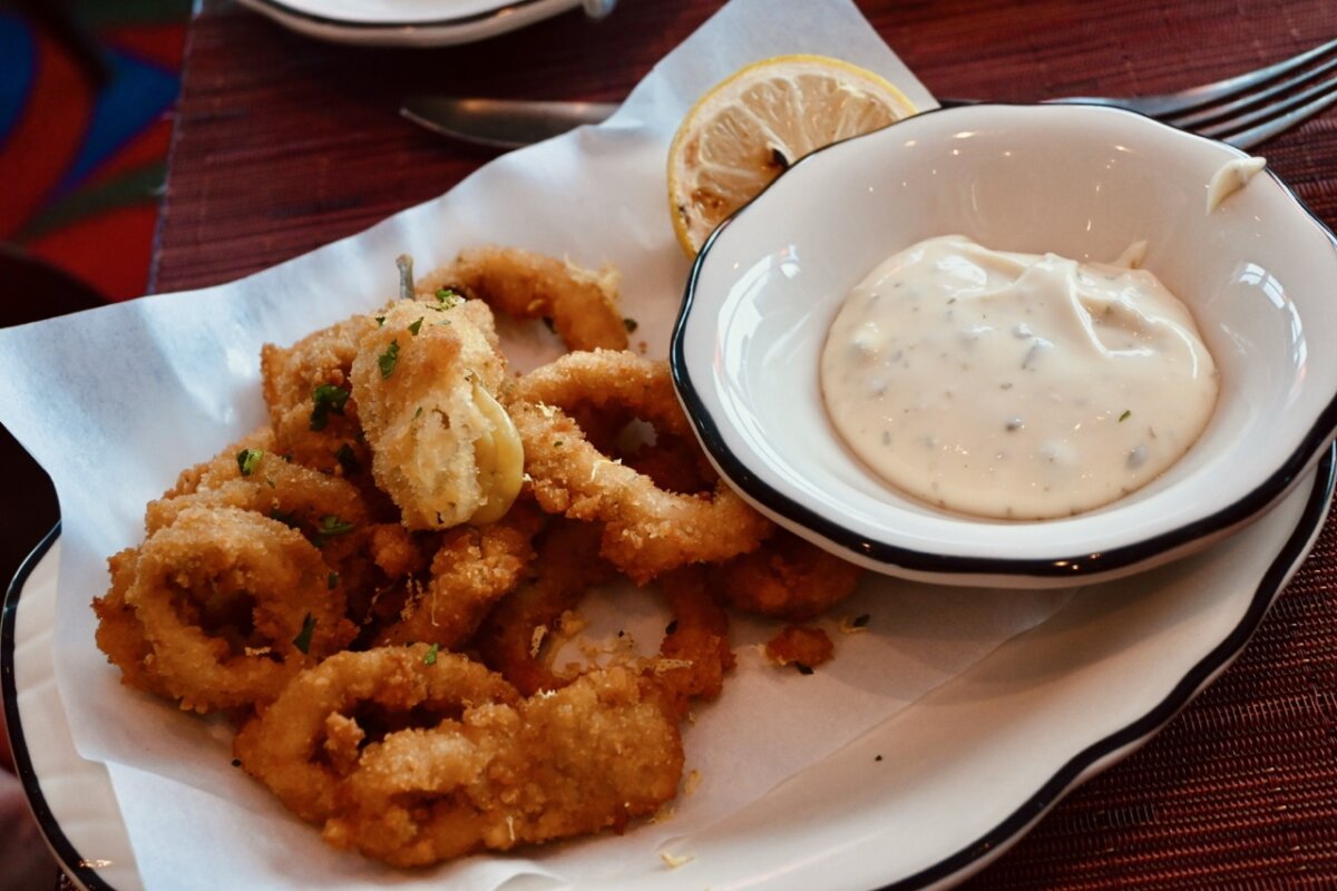 Celebrity Cruises Tuscan Grille Calamari