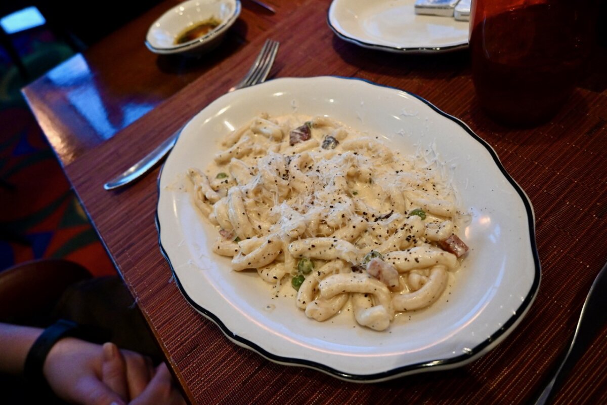 Celebrity Cruises Tuscan Grille Carbonara