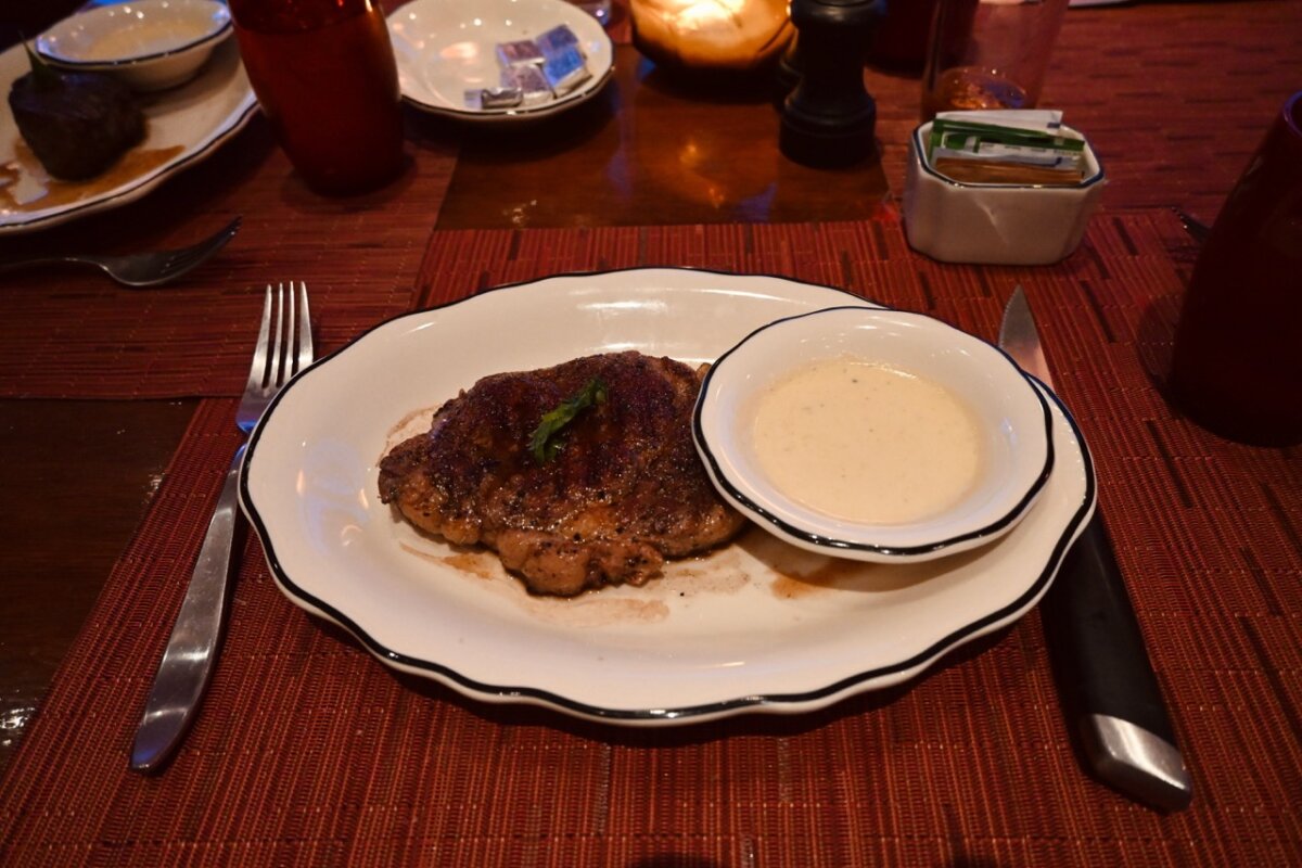 Celebrity Cruises Tuscan Grille Ribeye