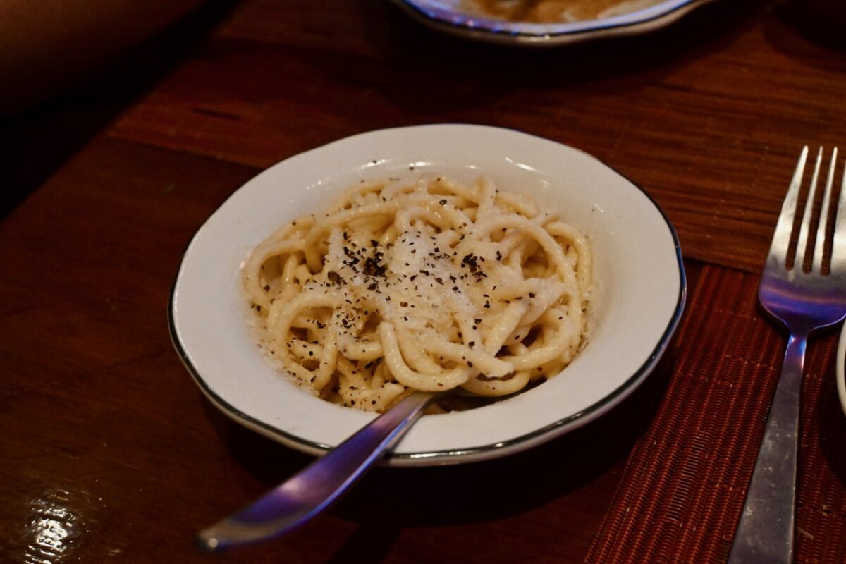 Celebrity Cruises Tuscan Grille Cacio e Pepe