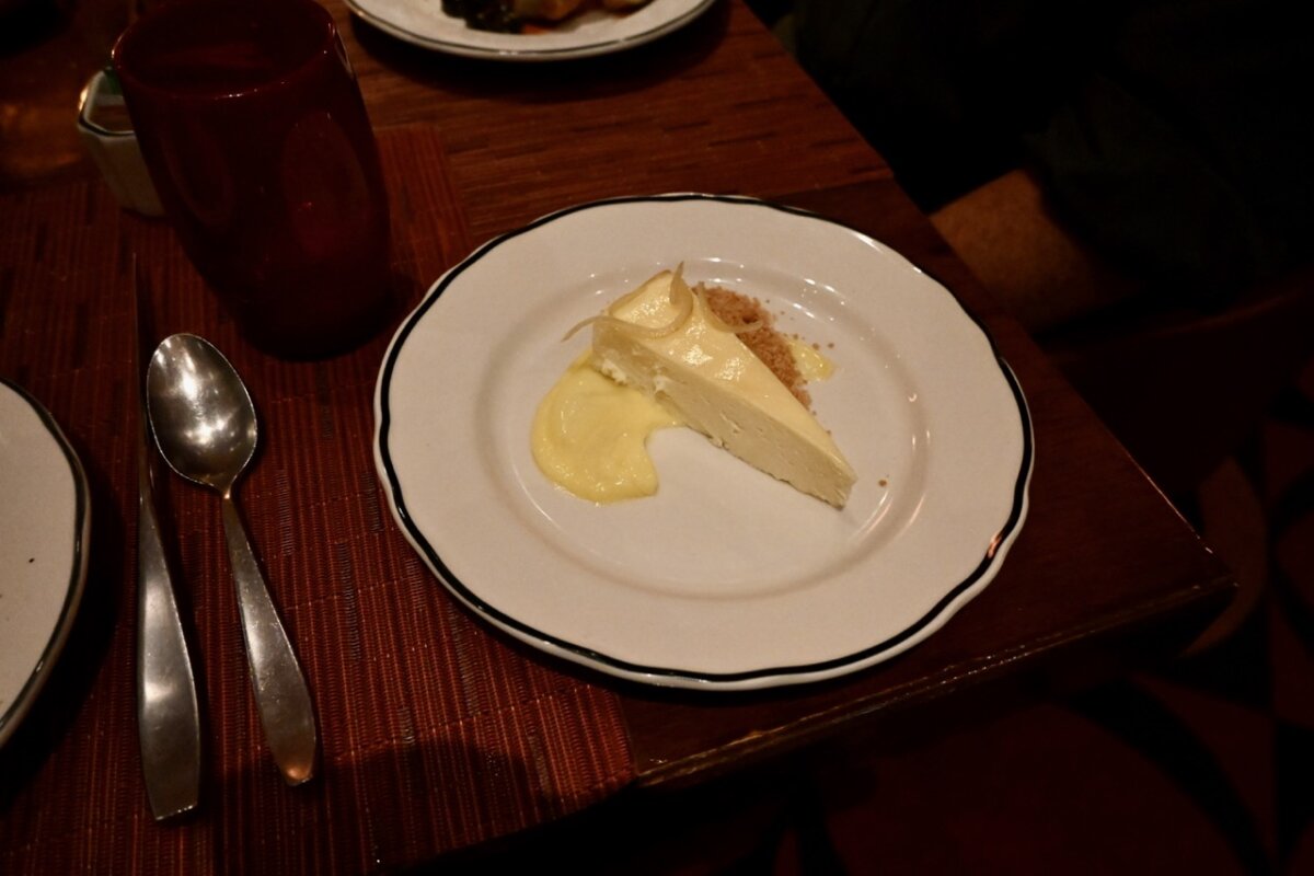 Celebrity Cruises Tuscan Grille Limoncello Cheesecake