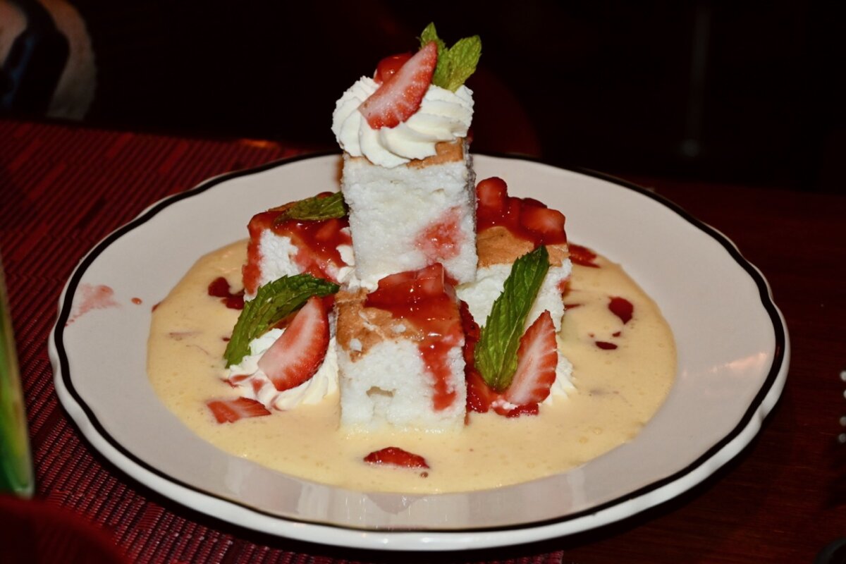 Celebrity Cruises Tuscan Grille Strawberry Shortcake