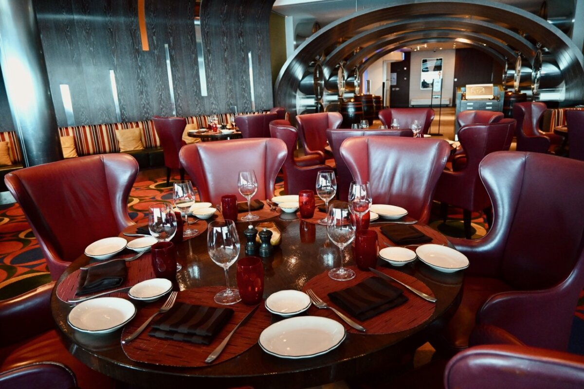 Celebrity Cruises Tuscan Grille Restaurant Table