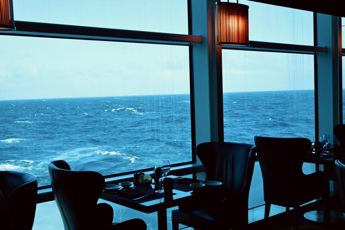 Celebrity Cruises Tuscan Grille Restaurant Windows