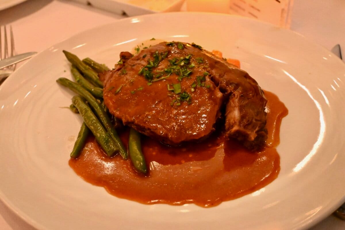 Celebrity Equinox Main Dining Room Beef