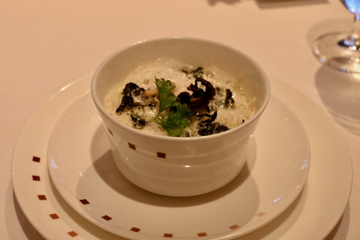 Celebrity Murano Restaurant Mushroom Soup