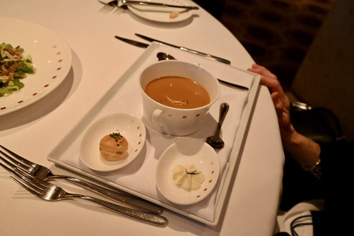 Celebrity Murano Restaurant Lobster Bisque