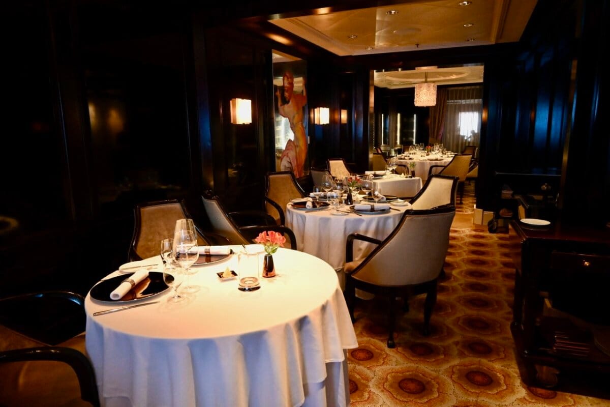 Celebrity Murano Restaurant dining room chairs