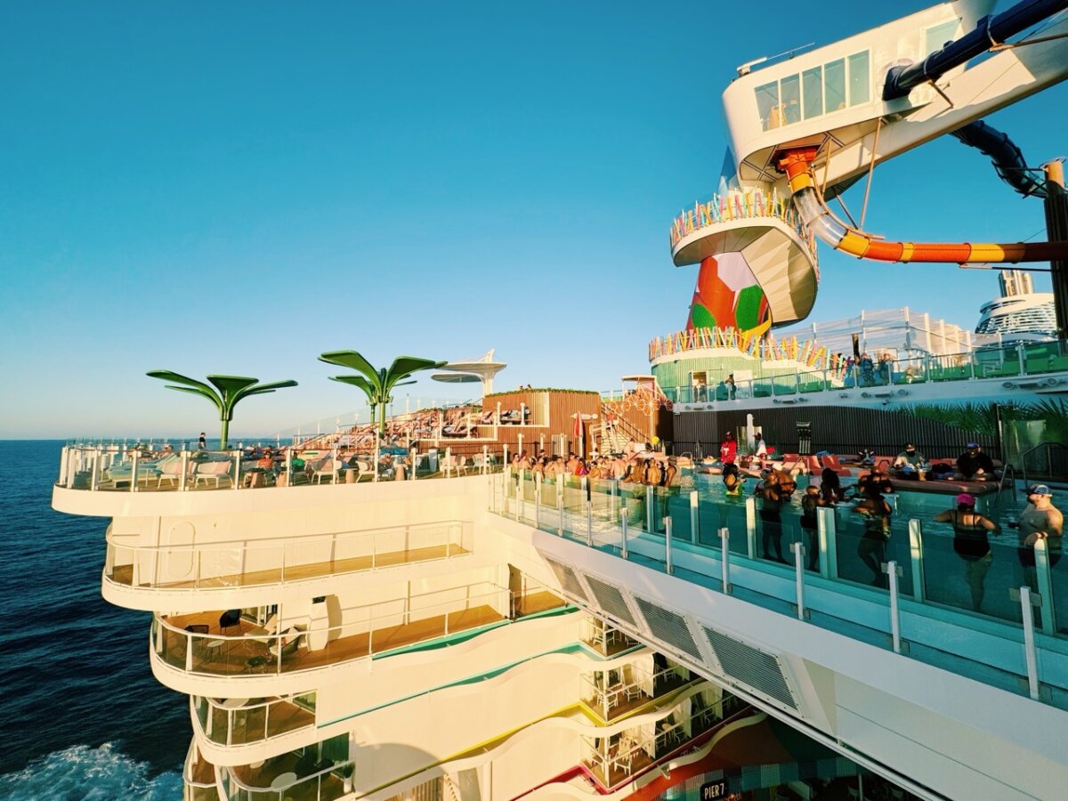 Icon of the Seas Hideaway Infinity Pool and Slides