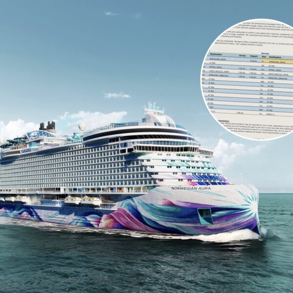 Norwegian Aura Itinerary Change Transatlantic