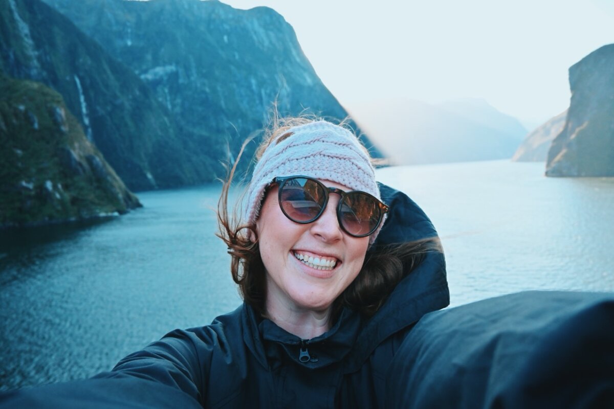 Allie Hubers on a New Zealand Cruise