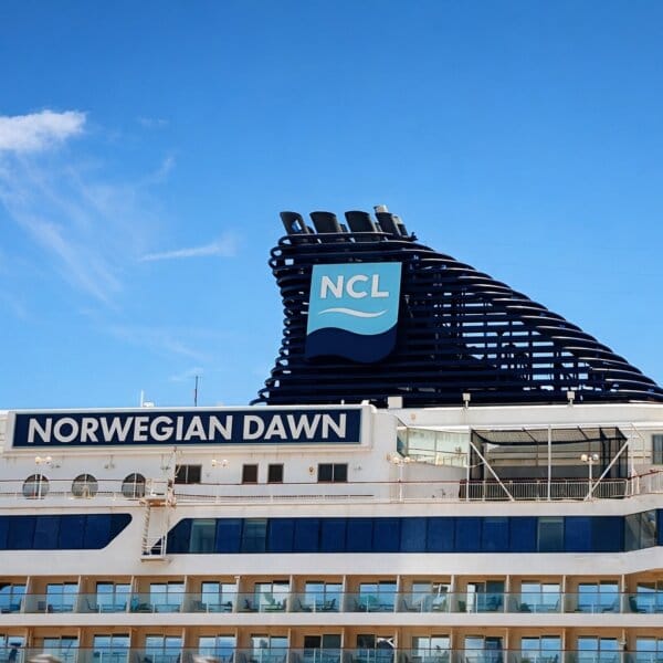 Norwegian Dawn Docked in Africa