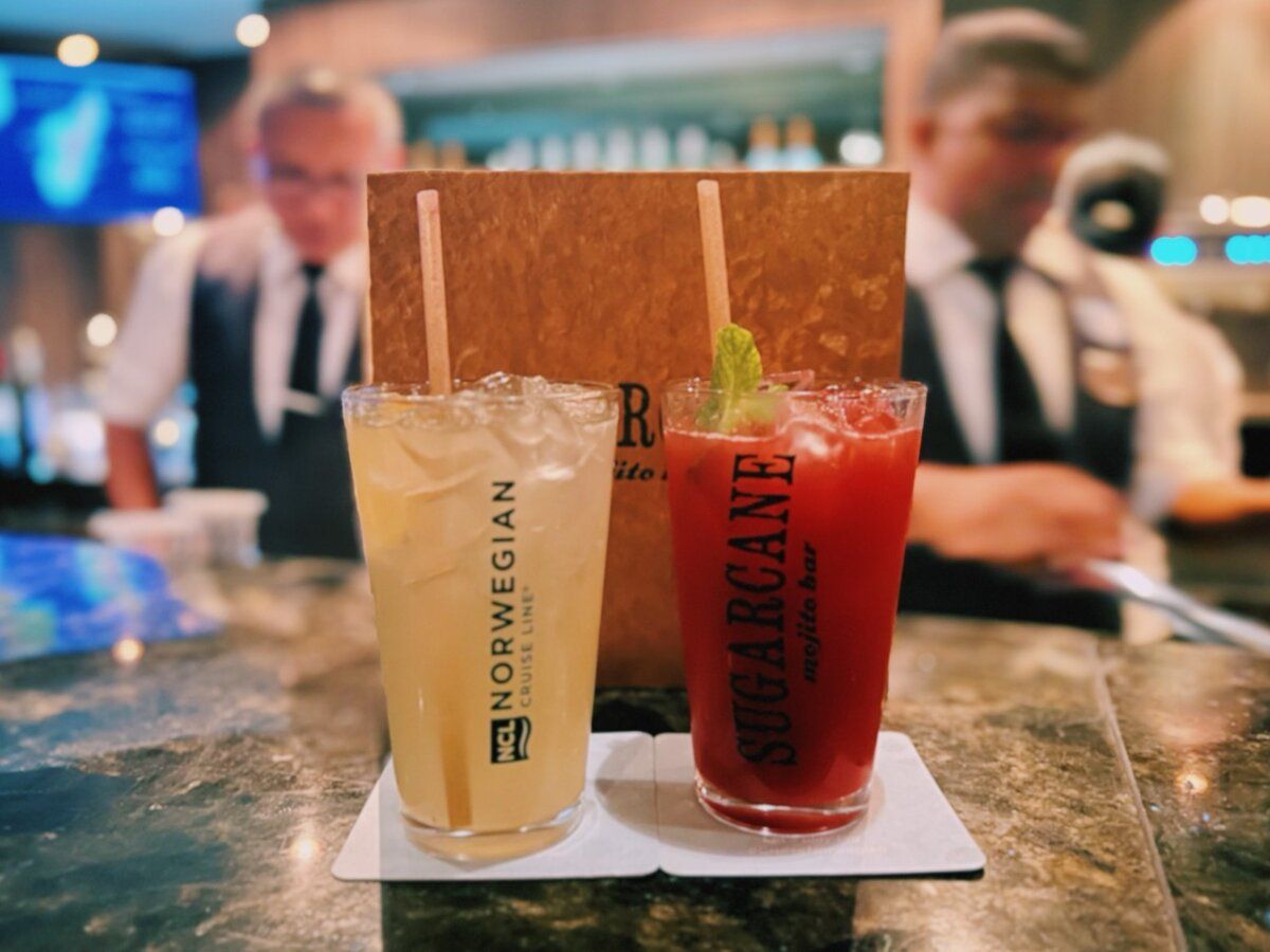 Norwegian Cruise Line Sugarcane Mojito Drink