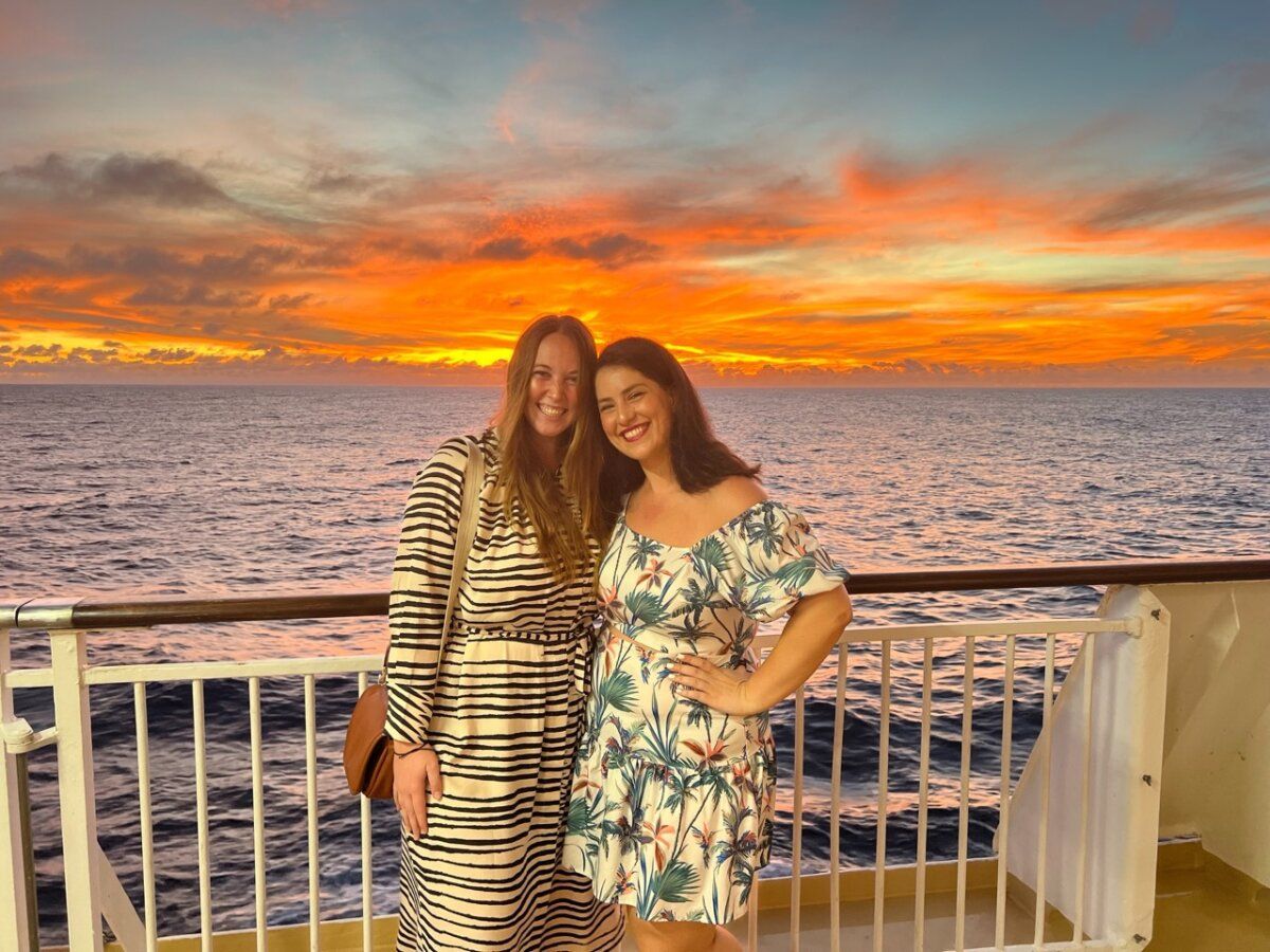 Allie Hubers on Norwegian Dawn in Africa