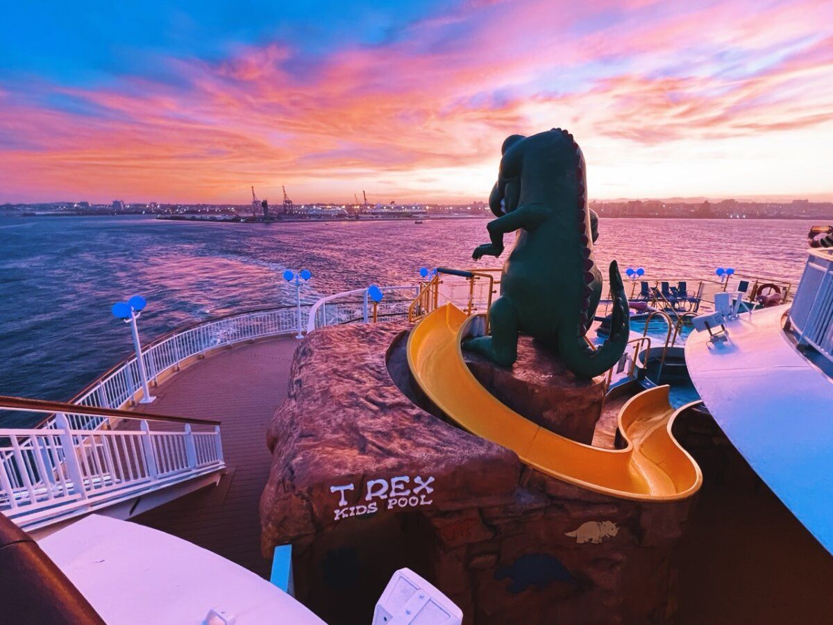 Norwegian Dawn Aft Slide