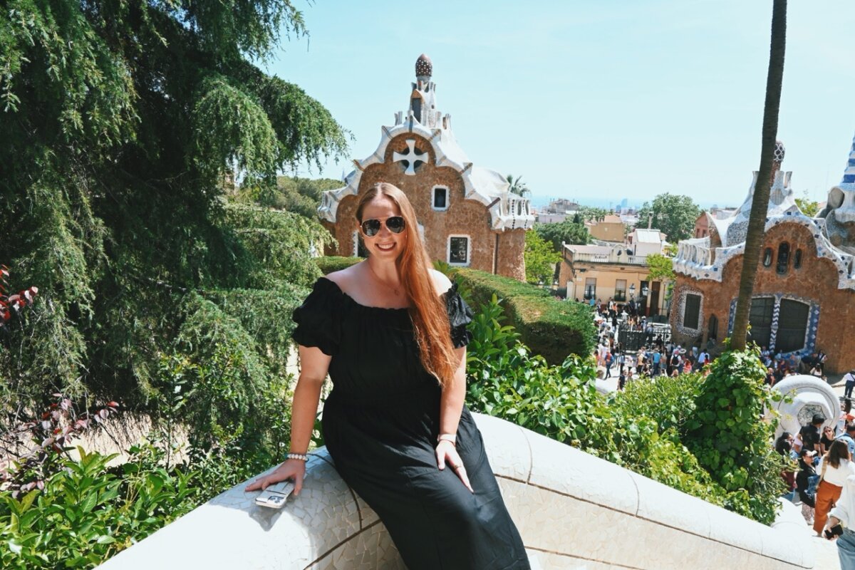 Allie Hubers in Barcelona, Spain