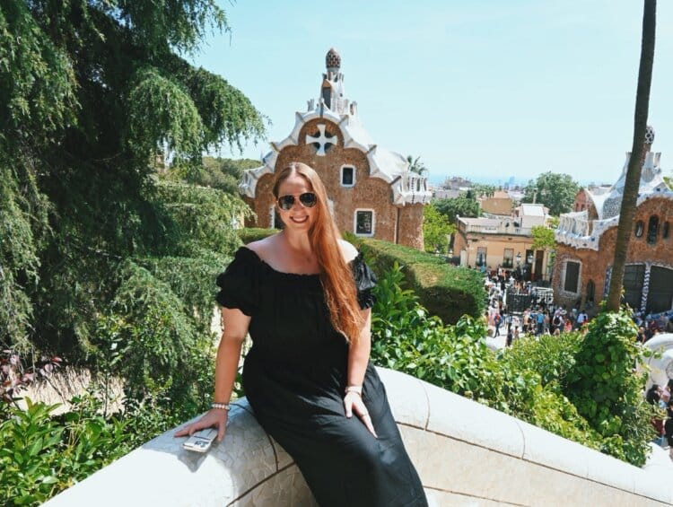 Allie Hubers in Barcelona, Spain