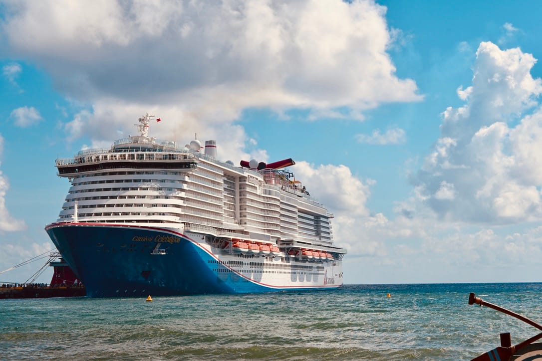 Carnival Sunshine docked in Costa Maya Mexico
