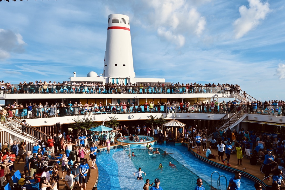 Carnival Celebration Pool Deck