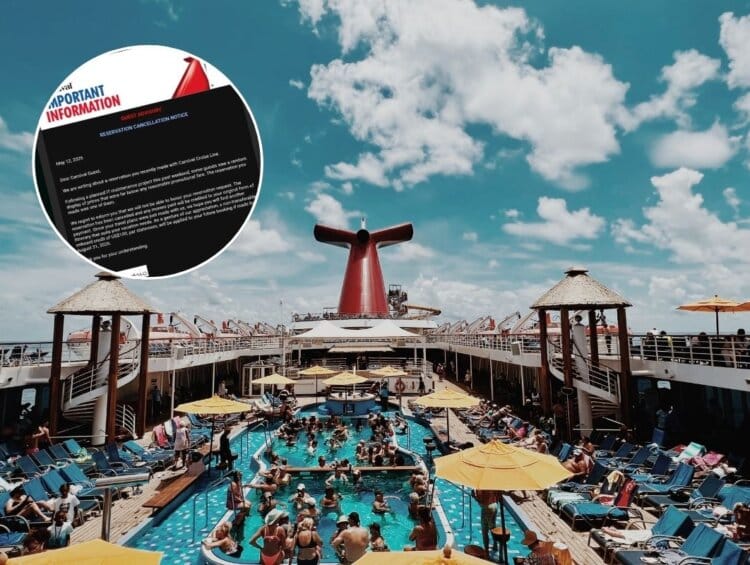 Carnival Cruise Glitch