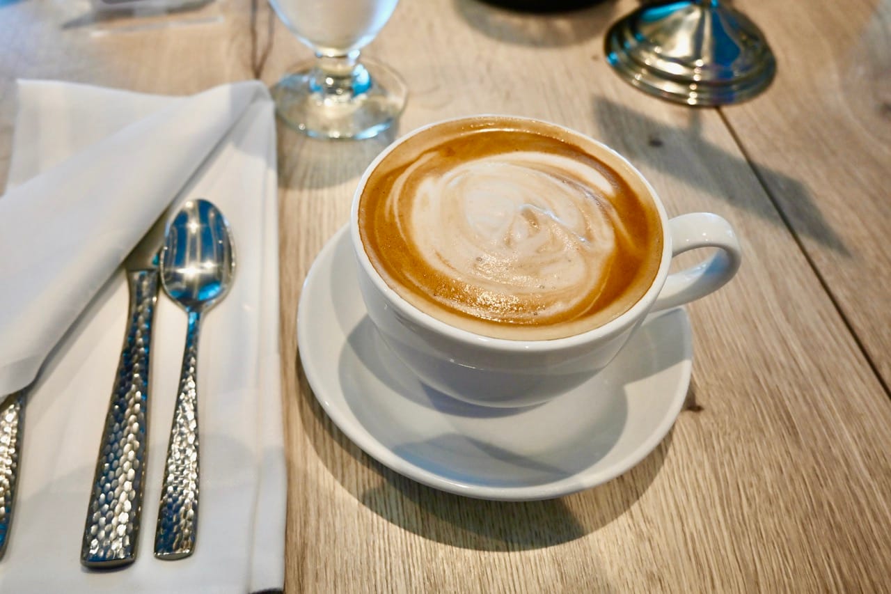 Specialty Coffee Latte on Carnival Cruise