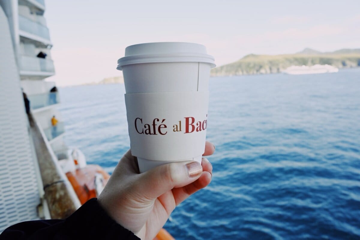 Celebrity Cruises Cafe al Bacio coffee