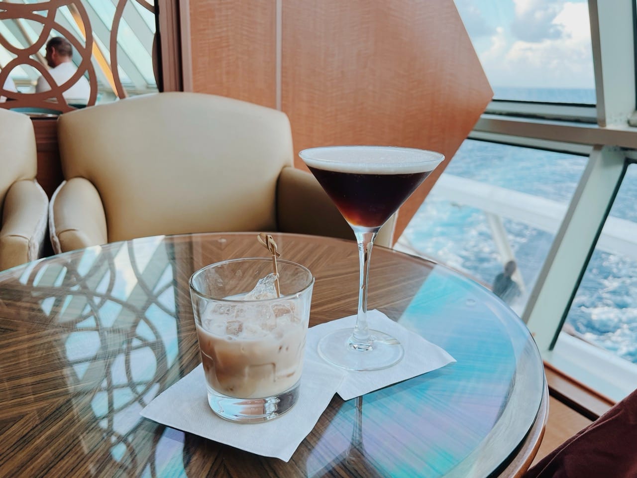 Espresso Martini and Baileys with Cream Cocktail