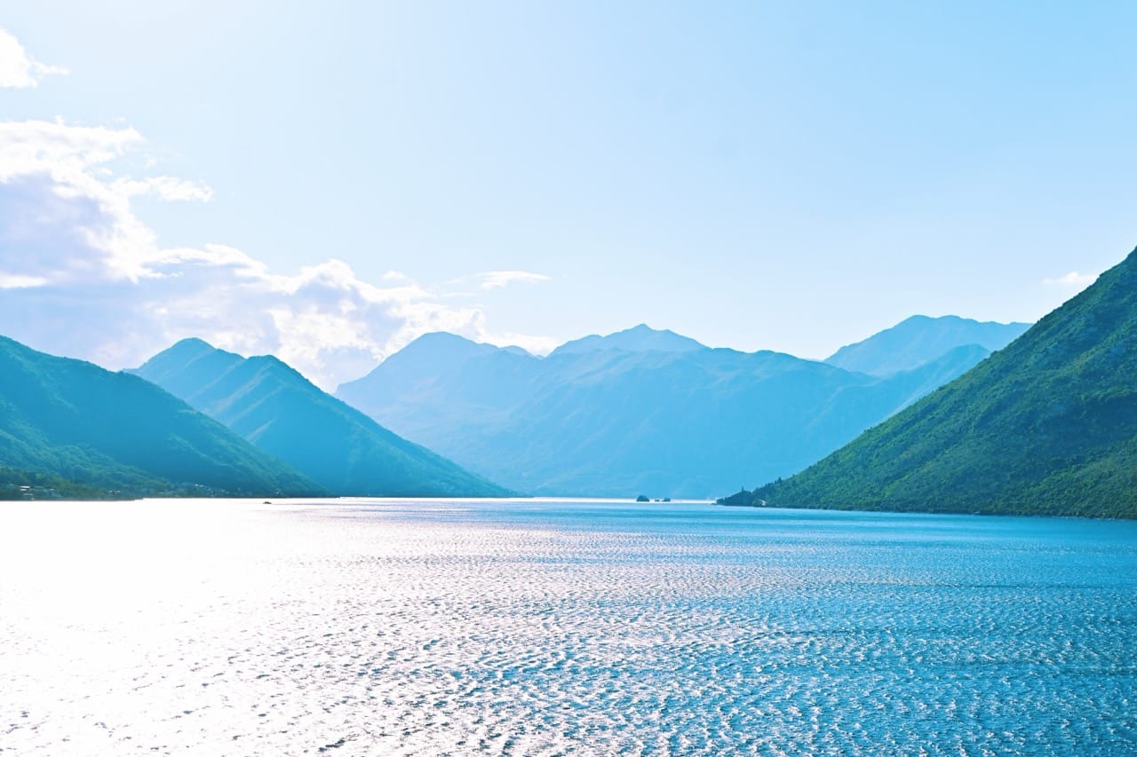 Bay of Kotor in Montenegro 