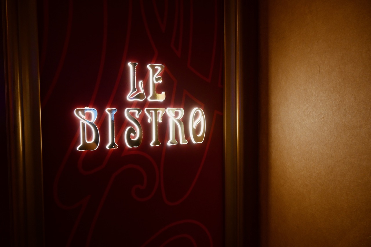 NCL Le Bistro Restaurant Entrance Sign