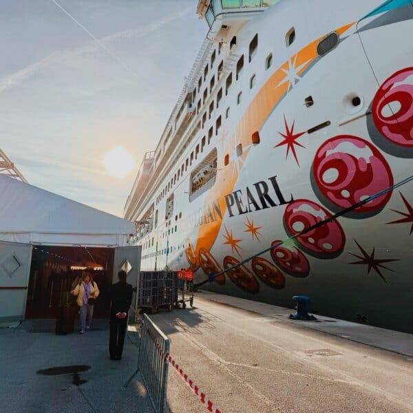 NCL Pearl docked in Ravenna, Italy