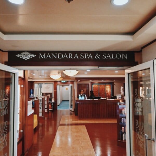 Norwegian Cruise Line NCL Pearl Mandara Spa Entrance
