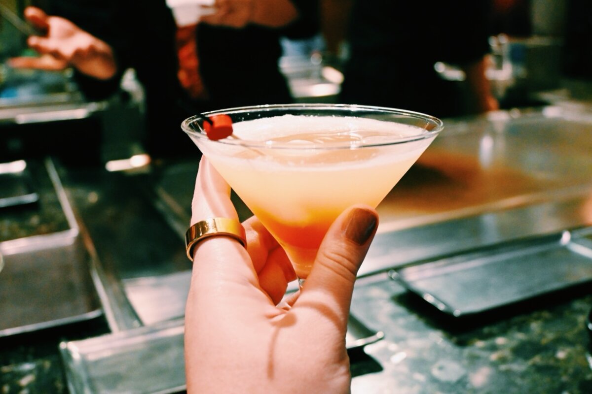 Norwegian Cruise Line martini drink 