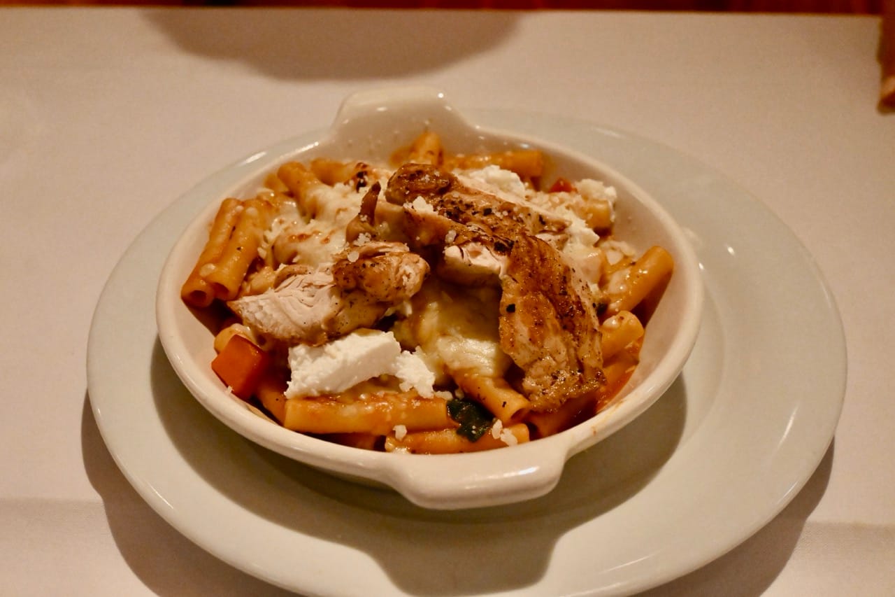 Norwegian Cruise Line Three Cheese Ziti Main Dining Room Food