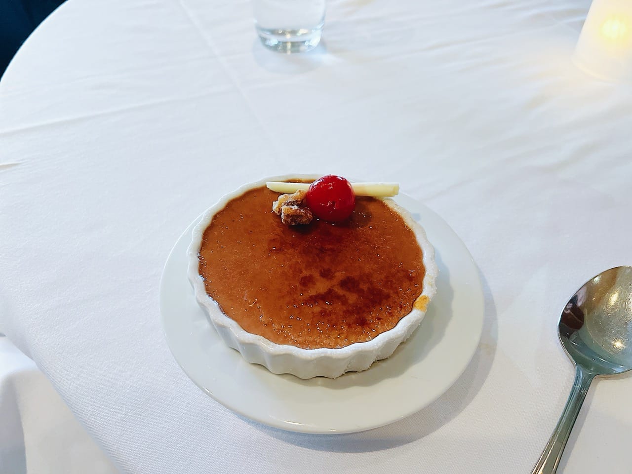 Norwegian Cruise Line Nutella Creme Brulee Dessert
