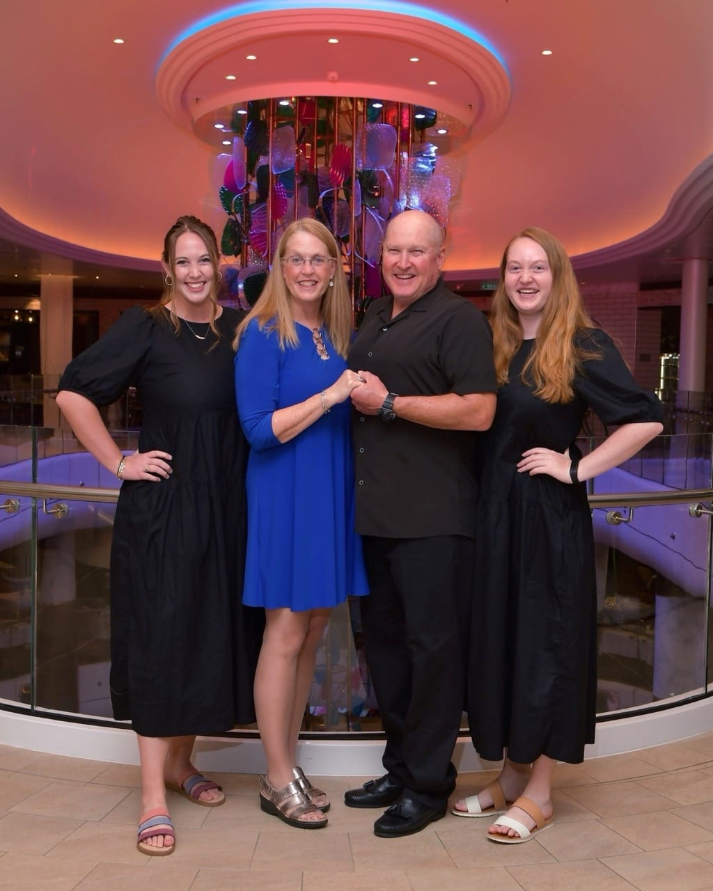 Family photo on Odyssey of the Seas
