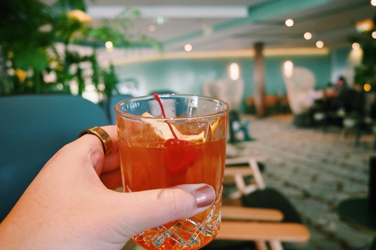 Old Fashioned Cocktail on Cruise Ship
