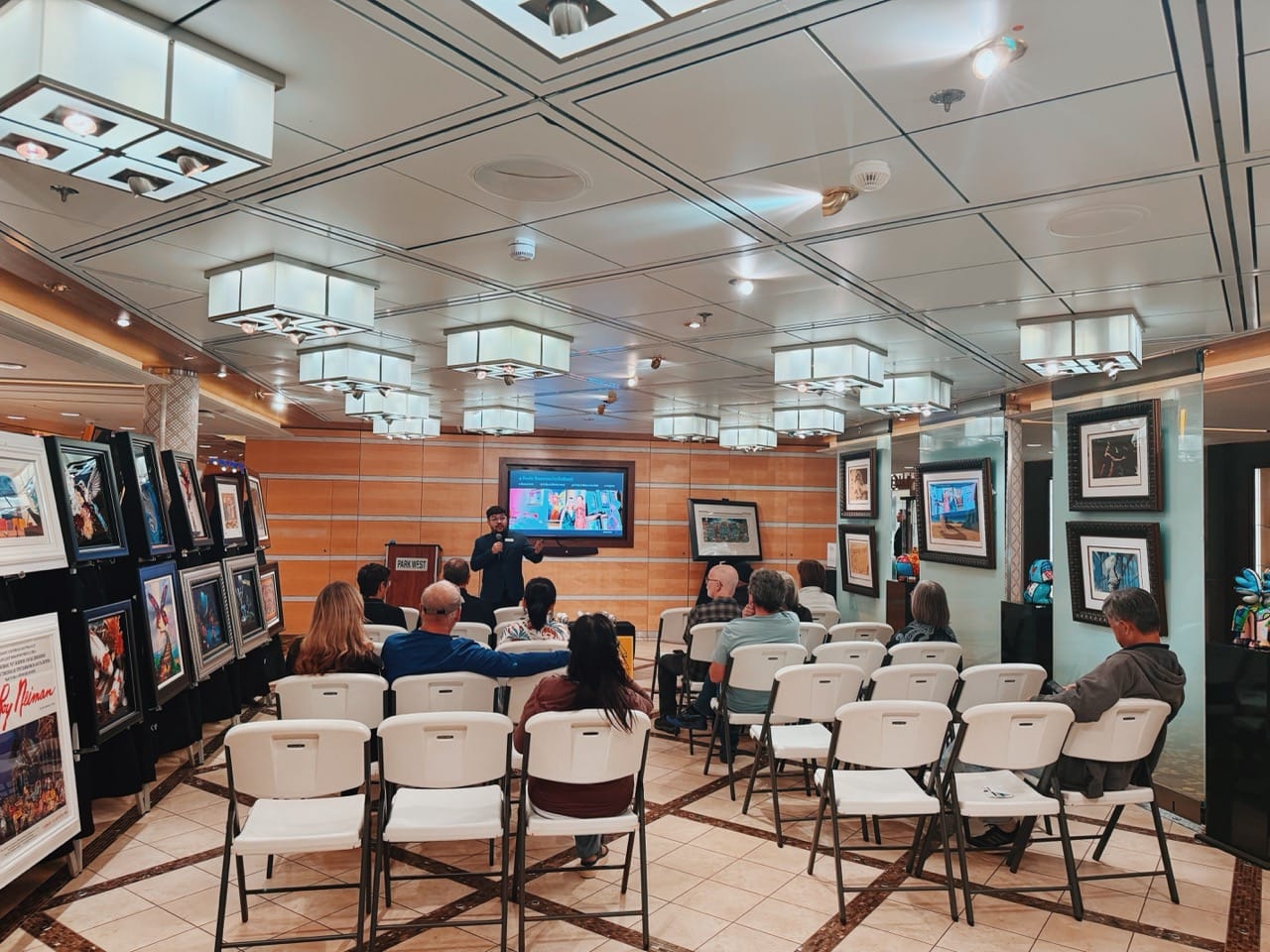 Art Auction on Cruise Ship
