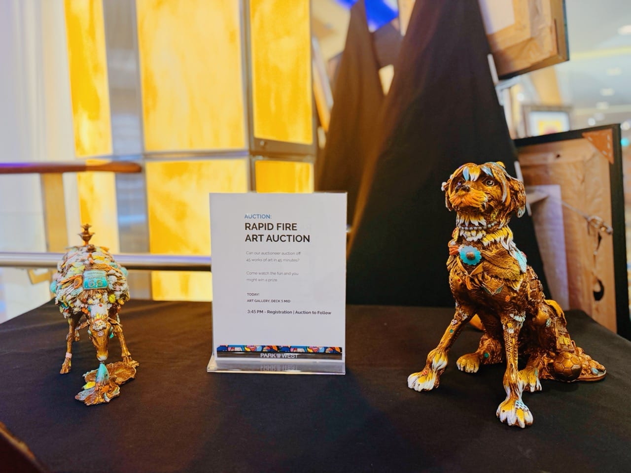 Park West Art Auction on Cruise Ship