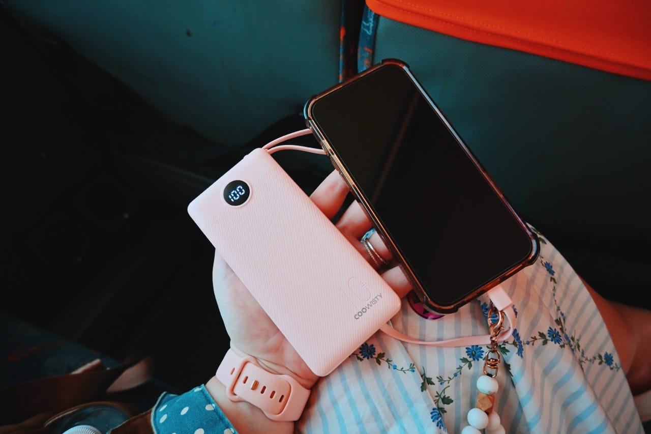 Portable Charger and Cell Phone on Cruise Excursion