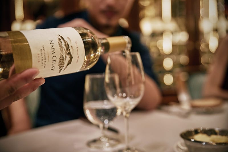Princess Cruises Wine Pour