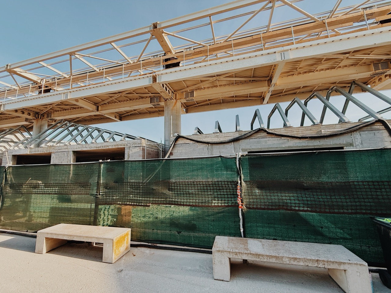 Ravenna, Italy construction at cruise terminal