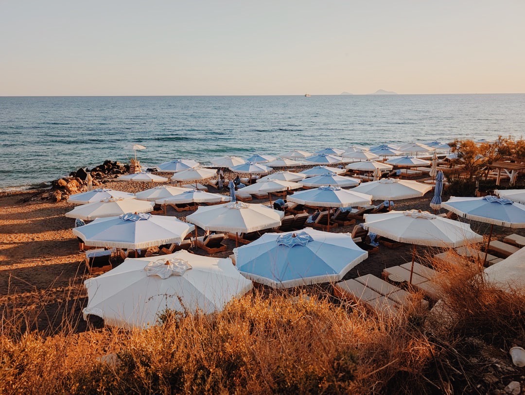 Royal Beach Club Santorini chairs