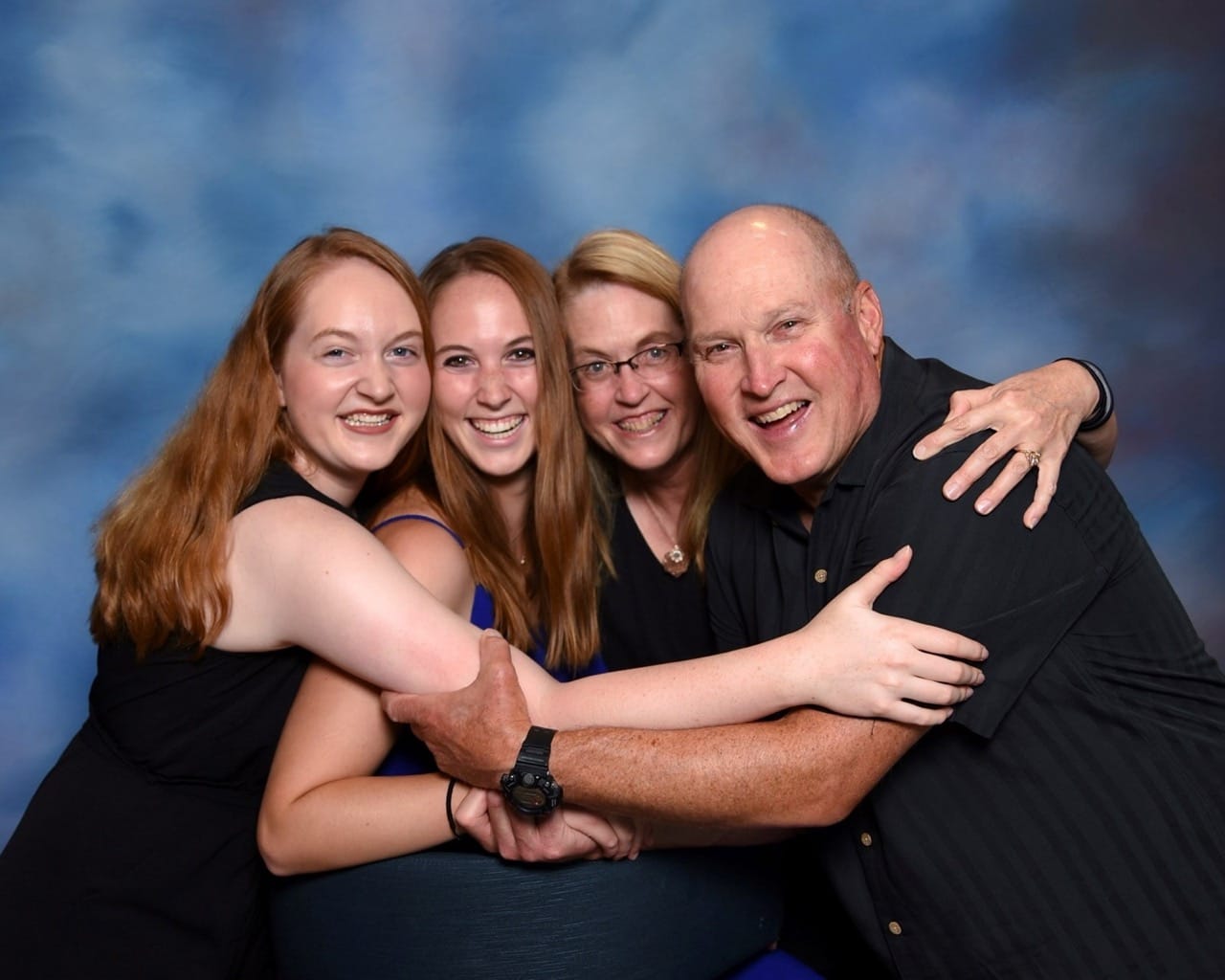Family photo on Spectrum of the Seas