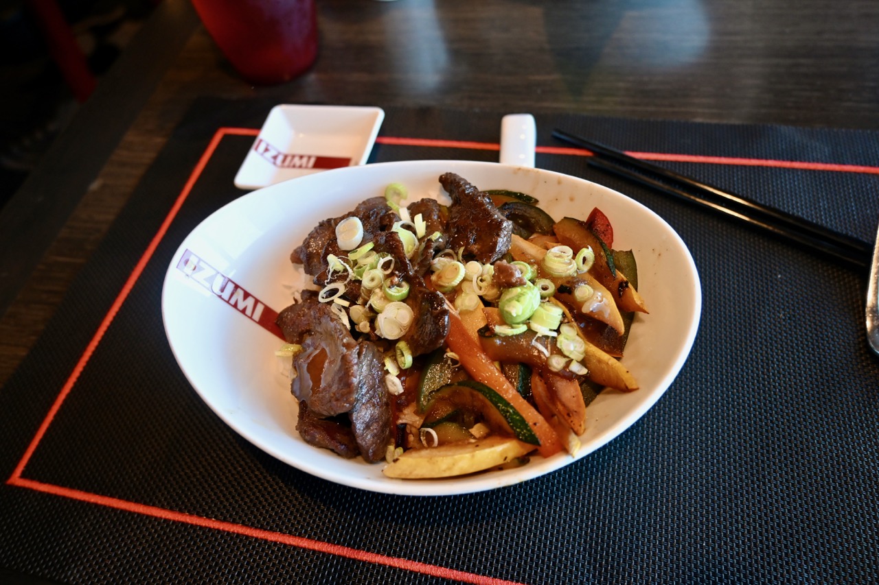 Royal Caribbean Izumi Sushi Teriyaki Bowl