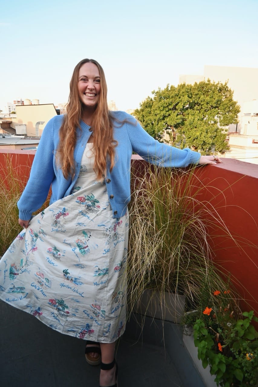 Allie Hubers Buenos Aires Asado Dinner Outfit