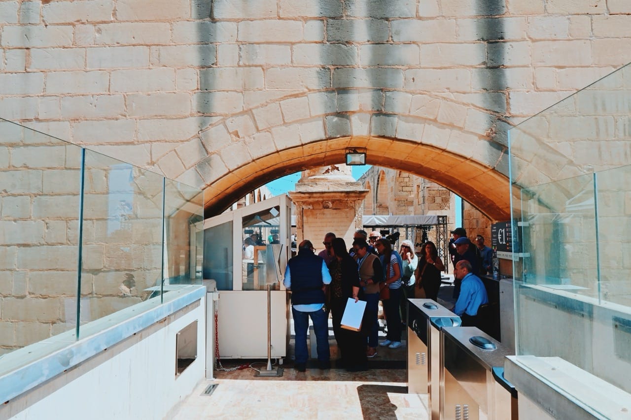 Barrakka Lift in Valletta, Malta