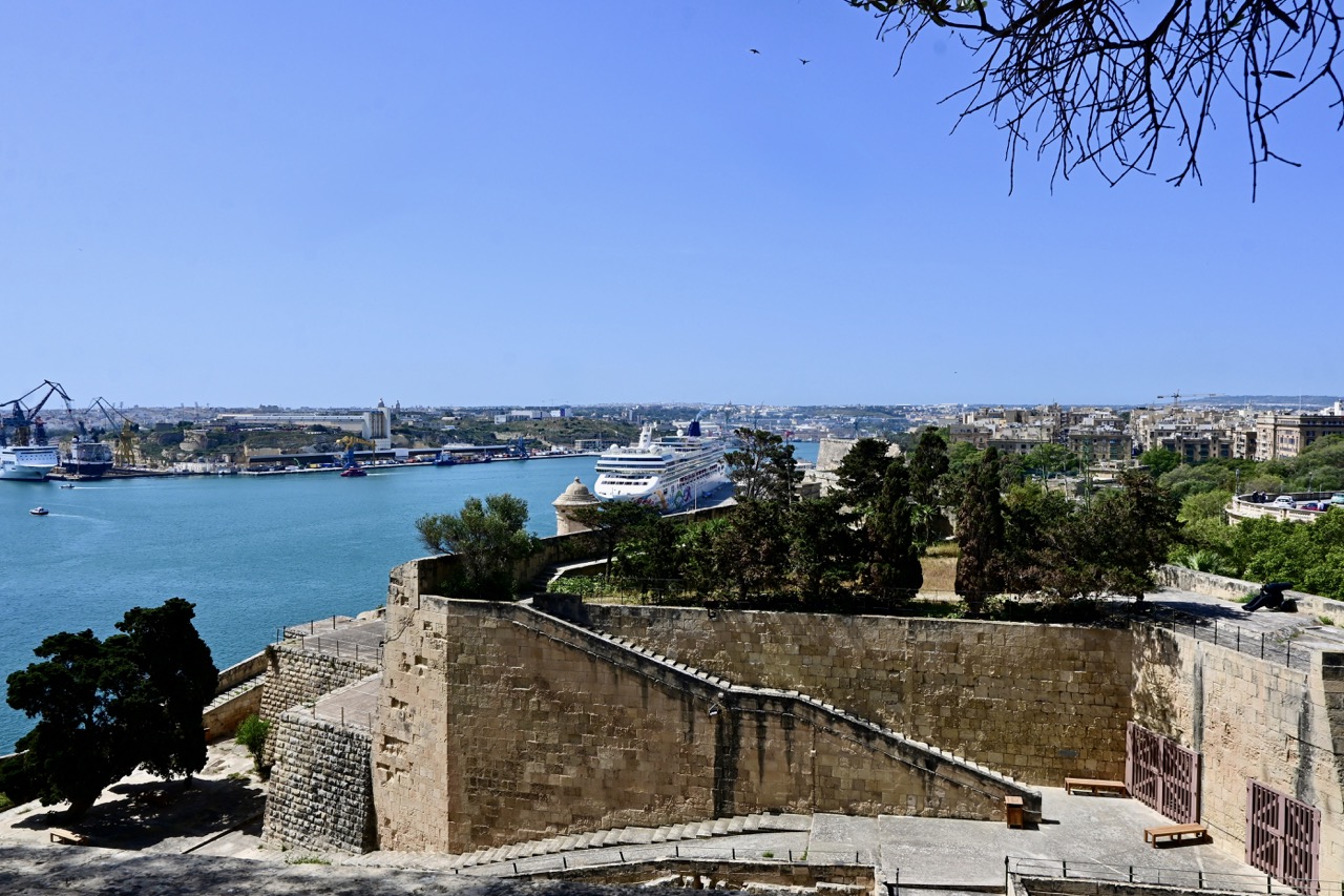 Norwegian Pearl docked in valletta, Malta