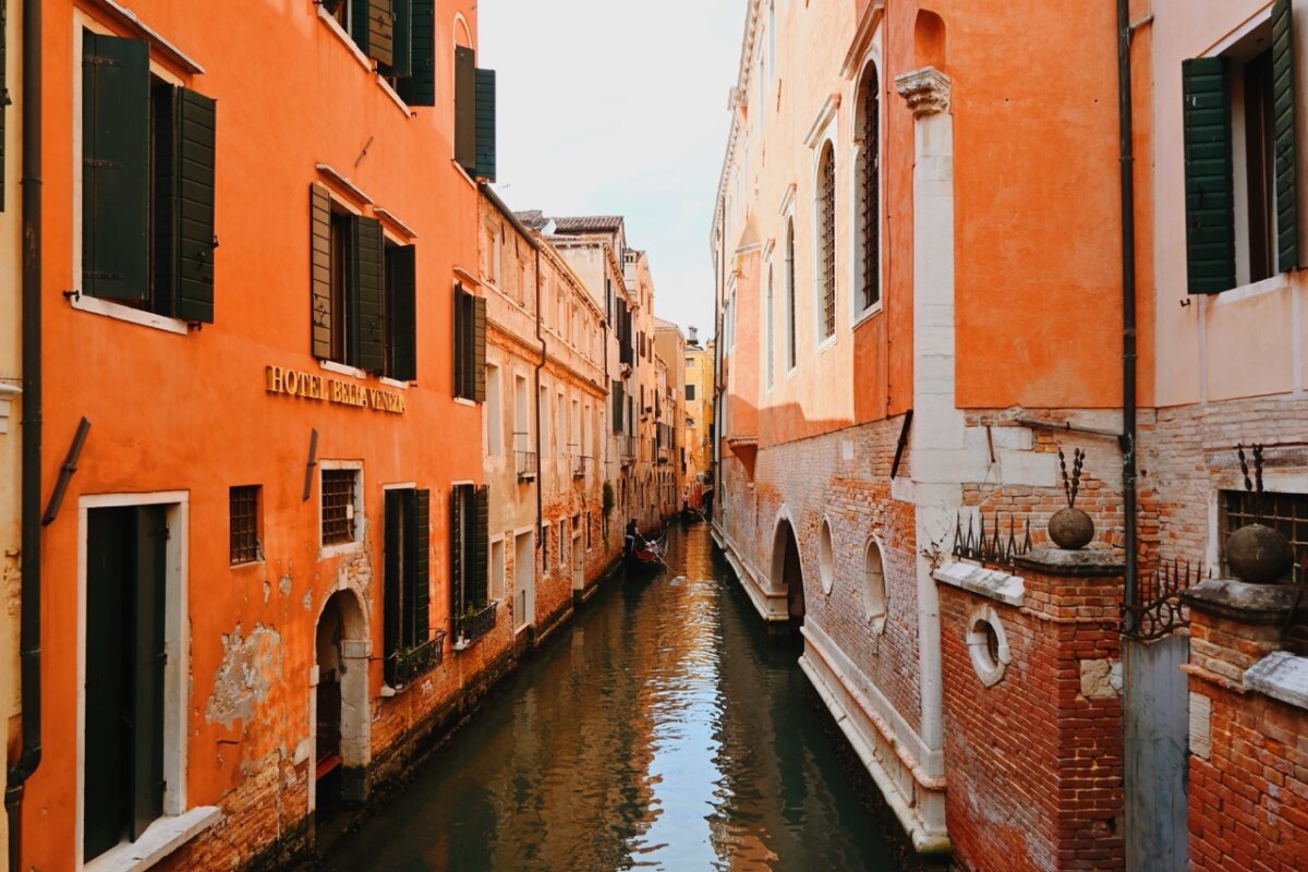 Small Canal in Venice, Italy
