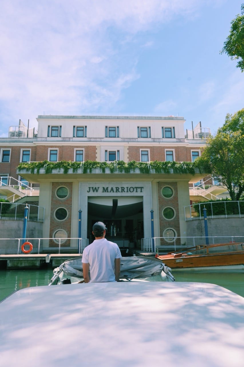 JW Marriott Entrance in Venice, Italy